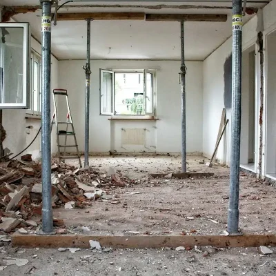 Building foundation during remodeling